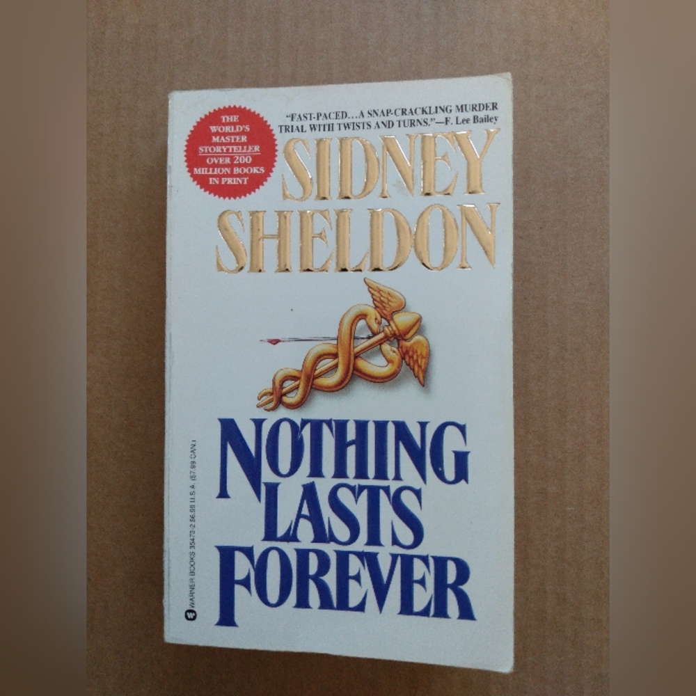 Nothing Lasts Forever Paperback by Sidney Sheldon 1994